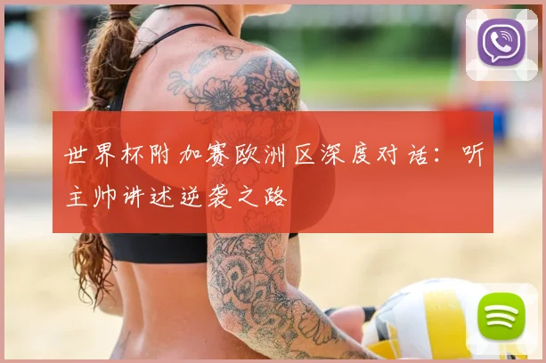 世界杯附加赛欧洲区深度对话：听主帅讲述逆袭之路