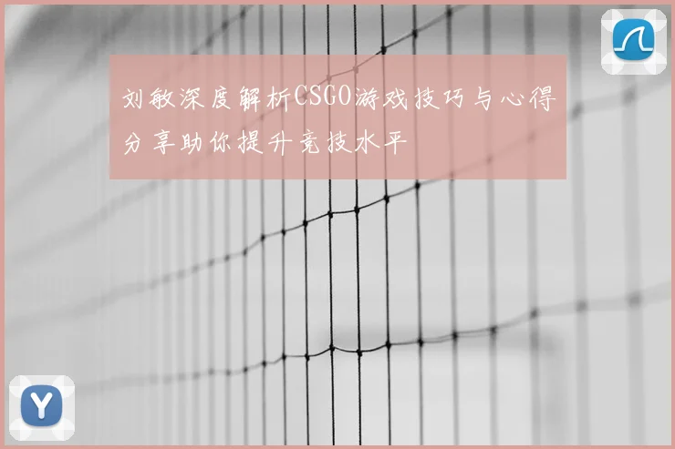 刘敏深度解析CSGO游戏技巧与心得分享助你提升竞技水平