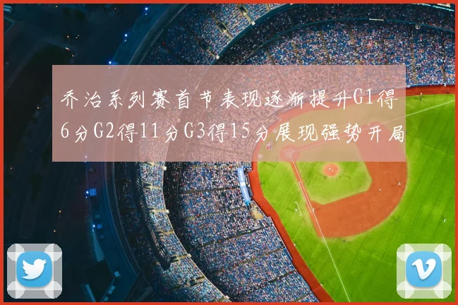 乔治系列赛首节表现逐渐提升G1得6分G2得11分G3得15分展现强势开局